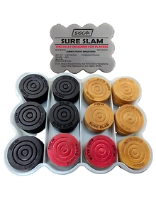 SISCAA Sure SLAM Premium Carrom Coins - Set of 24