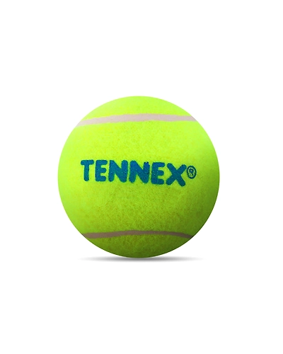 TENNEX Rubber Tennis Ball for Cricket - Lightweight, Durable for Cricket/Tennis Ball Training (Pack of 6, Light/Soft Yellow)-1