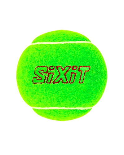 SiXiT Heavy Rubber Cricket  Tennis Ball For Overarm cricket (Green, Medium Size) - Pack of 6-1