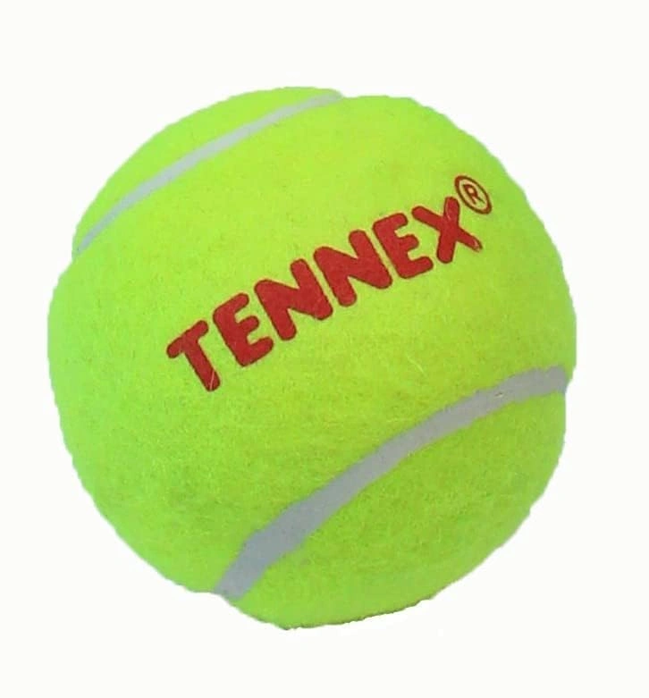 TENNEX Cricket Tennis Ball Yellow Heavy for Over Arm Cricket | Standard Size Ball for Cricket Tournament and Practice (6 Pcs, Yellow Colour)-3