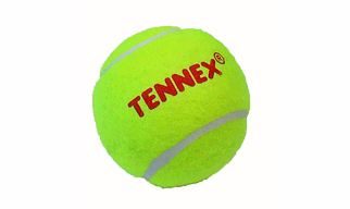 TENNEX Cricket Tennis Ball Yellow Heavy for Over Arm Cricket | Standard Size Ball for Cricket Tournament and Practice (6 Pcs, Yellow Colour)