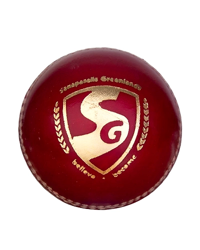 SG Shield 20 Two-Piece Water Proof Cricket Leather Ball, Regular Size (Red) (PACK OF 1)-sg-ball-Shield-20-red-1pcs