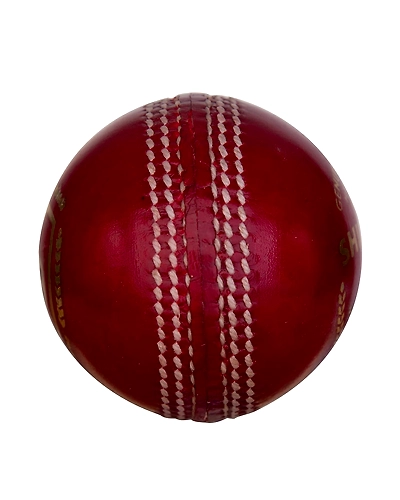 SG Shield 20 Two-Piece Water Proof Cricket Leather Ball, Regular Size (Red) (PACK OF 1)-1