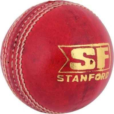 SF Truetest 4  piece Leather Cricket Ball (Red,pack of 1)-1