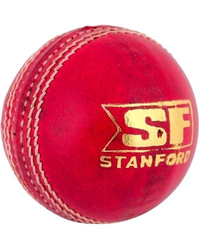 SF Truetest 4  piece Leather Cricket Ball (Red,pack of 1)-1