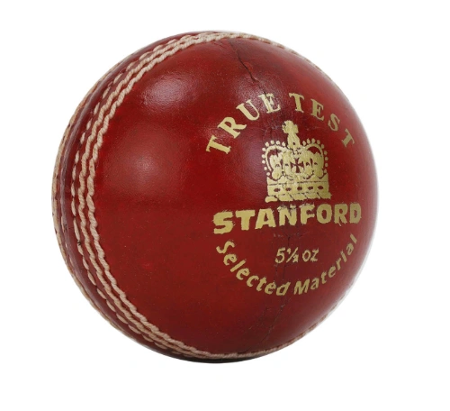 SF Truetest 4  piece Leather Cricket Ball (Red,pack of 1)-3