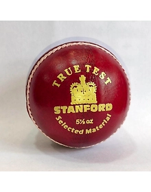 SF Truetest 4  piece Leather Cricket Ball (Red,pack of 1)