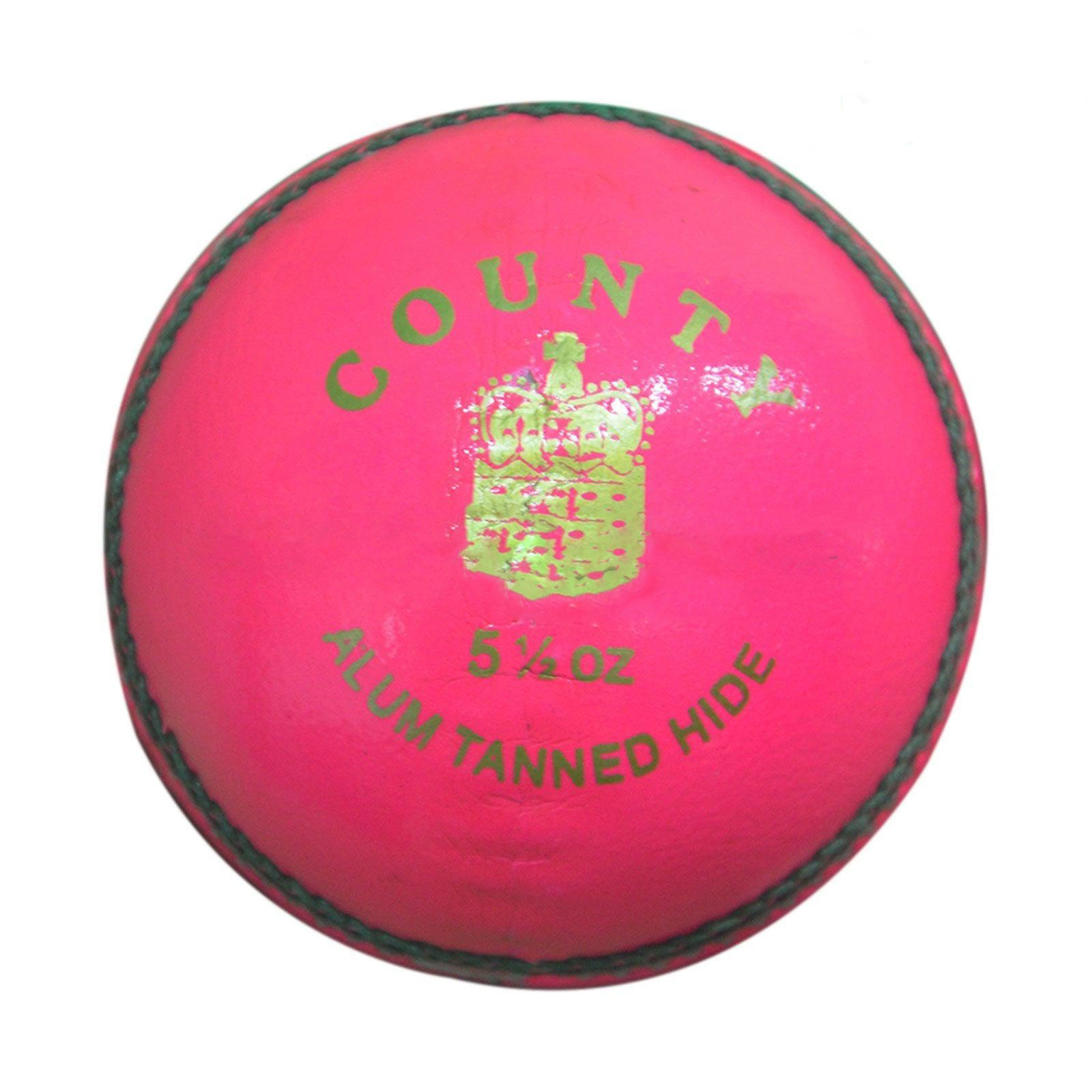 SF Truetest 4 piece Leather Cricket Ball (Pink,pack of 1)-2