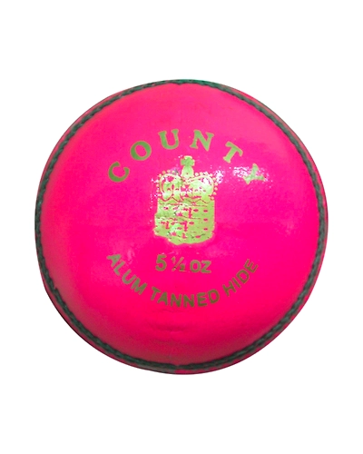 SF Truetest 4 piece Leather Cricket Ball (Pink,pack of 1)-2