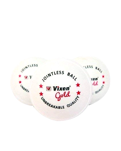 Vixen Plastic Unbreakable Cricket Ball (White) - Pack of 3 Standard Size-2