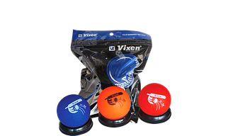 vixen  plastic ball for kids Cricket Training Ball  (Pack of 3, Multicolor)