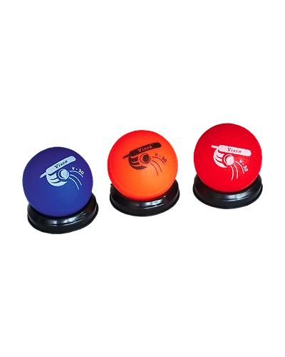 vixen  plastic ball for kids Cricket Training Ball  (Pack of 3, Multicolor)-As-vixen-v30-ball-3pcs