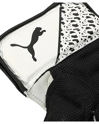 Puma Mens Future 3 WK Gloves,(White-Black)-Size:-Boys-4