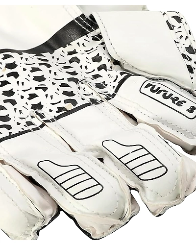 Puma Mens Future 3 WK Gloves,(White-Black)-Size:-Boys-3