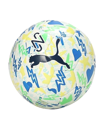Puma Unisex-Adult Neymar JR Graphic FootBall,(White-Multicolor size 5)-Puma-football-084139-01