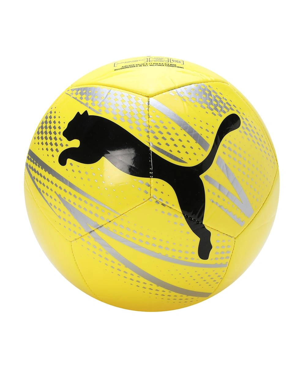 Puma Unisex-Adult ATTACANTO Graphic,(Yellow Blaze-Black-Silver,Size:-5)-Puma-football-084073-03