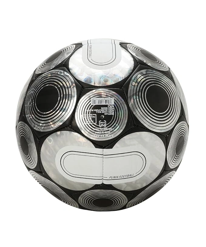 puma Unisex-Adult CAGE ball,(Silver-Black-White,size:-5)-1