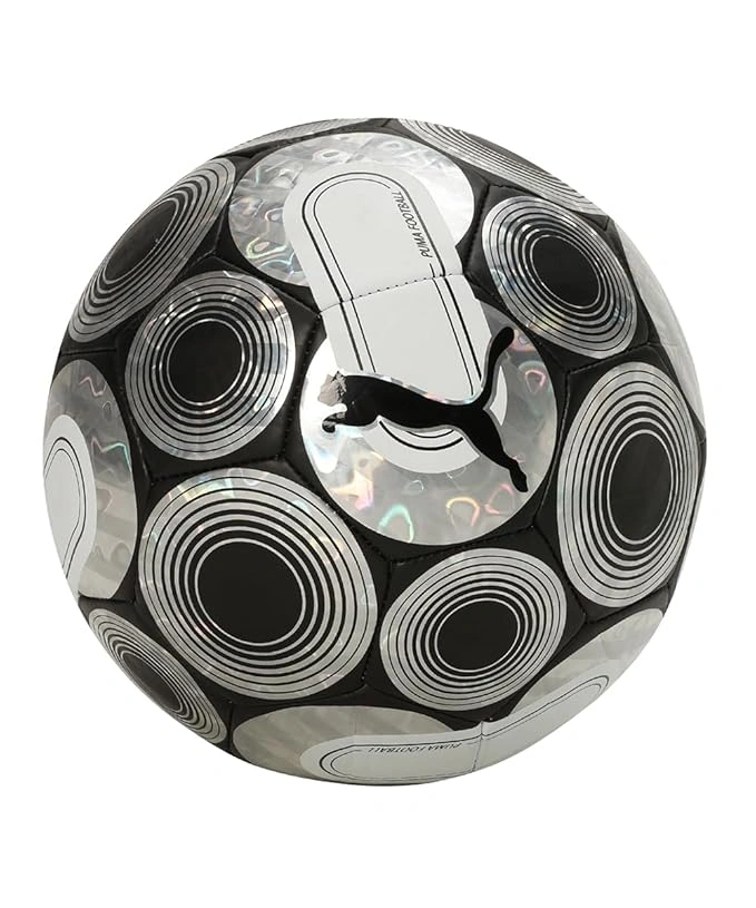 puma Unisex-Adult CAGE ball,(Silver-Black-White,size:-5)-Puma-football-084074-03