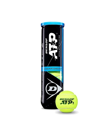 DUNLOP Atp Championship Extra Duty Tennis Balls Yellow (1CAN=3BALLS)-Dunlop-atp-championship-1can
