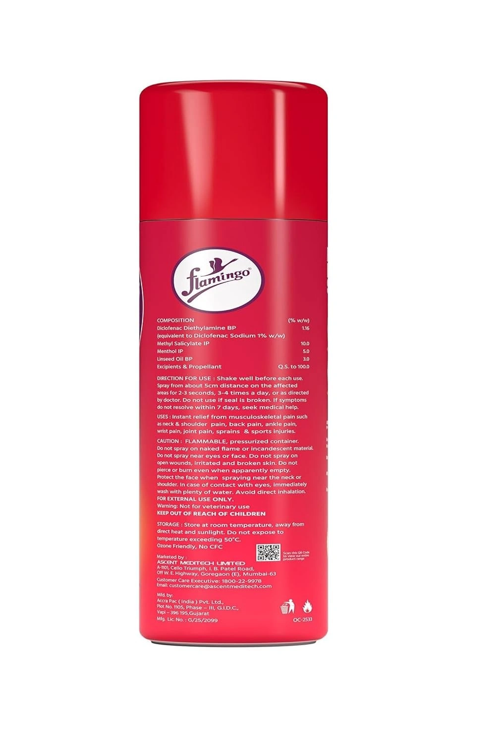 Flamingo Pain Relief Spray | Supportive Relief for Muscle, Joint, Knee, and Ankle Pain-50 gm-3