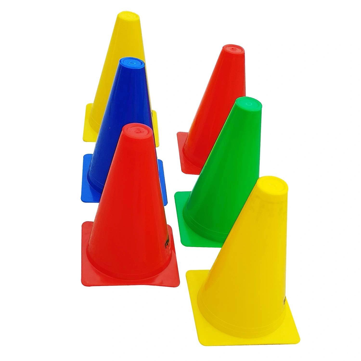 Aashray 6 Inch Football Training Agility Cone Marker | Safety Traffic Marker | Soccer Cones, Saucer Cone, Baseball Practice Agility Markers Cones | 6 Inch Pack of 6 | Multicolor |-3