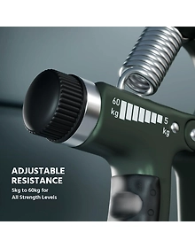 Aashray Hand Gripper with Counter - Adjustable Resistance 5-60kg