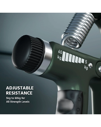 Aashray Hand Gripper with Counter - Adjustable Resistance 5-60kg-As-handgriper-counter-1pcs