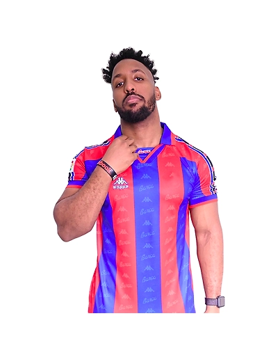 BA*RCA(F.C.B) KAPPA JERSEY WITH SHORTS-SIZE:-S-1