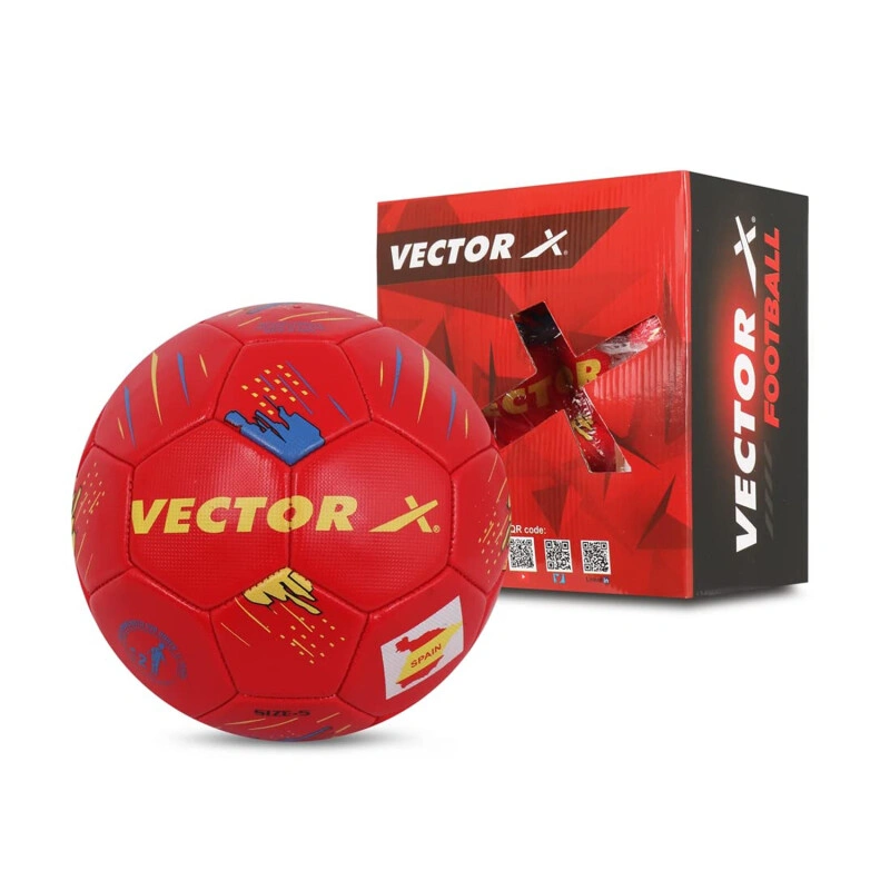 Vector X Spain Machine Stitched Embose PVC Football Size 5-vxt-spain-football-1