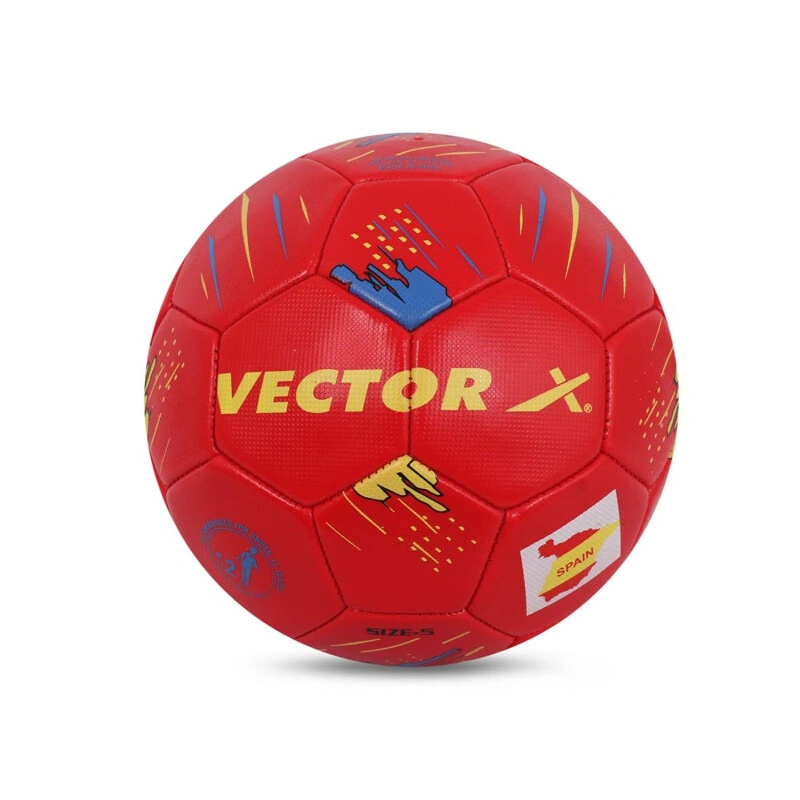 Vector X Spain Machine Stitched Embose PVC Football Size 5-1