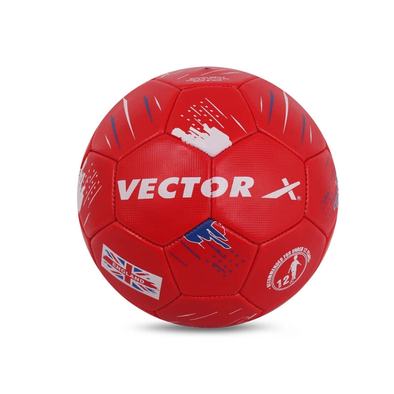 Vector X England Machine Stitched Embose PVC Football Size 5-1