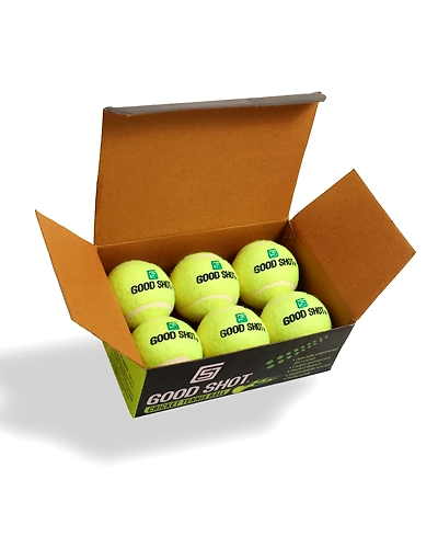 Good Shot Light Ball For Cricket Tennis Ball (Pack of 6, Green)-5