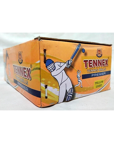 Tennex Premier Light and Soft Ball For Cricket Tennis Ball (Pack of 6, Green)-6