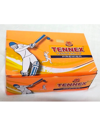 Tennex Premier Light and Soft Ball For Cricket Tennis Ball (Pack of 6, Green)-As-Tennex-prem-light-Ball-1box
