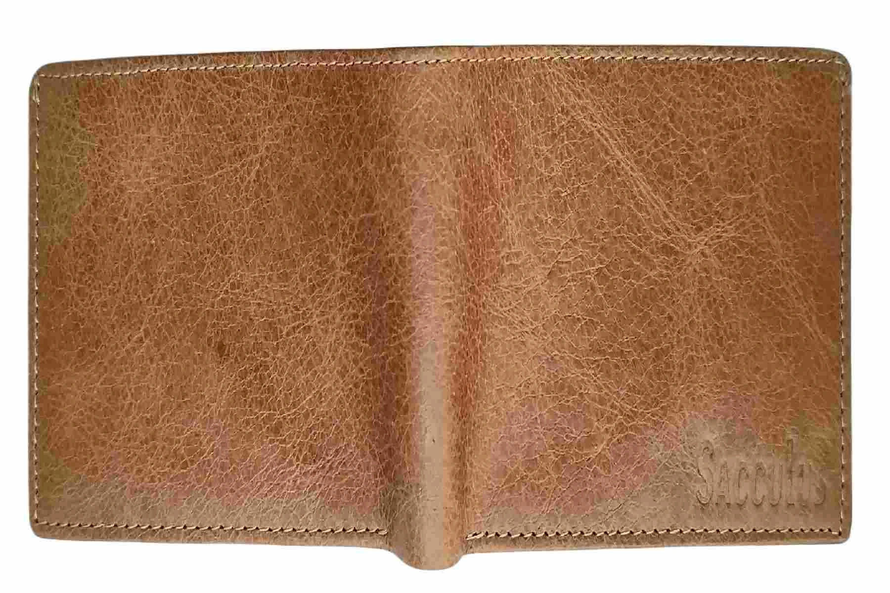 Buy Stylish Crust Leather Men's Wallet - Pack of 2 Online- E2003-5