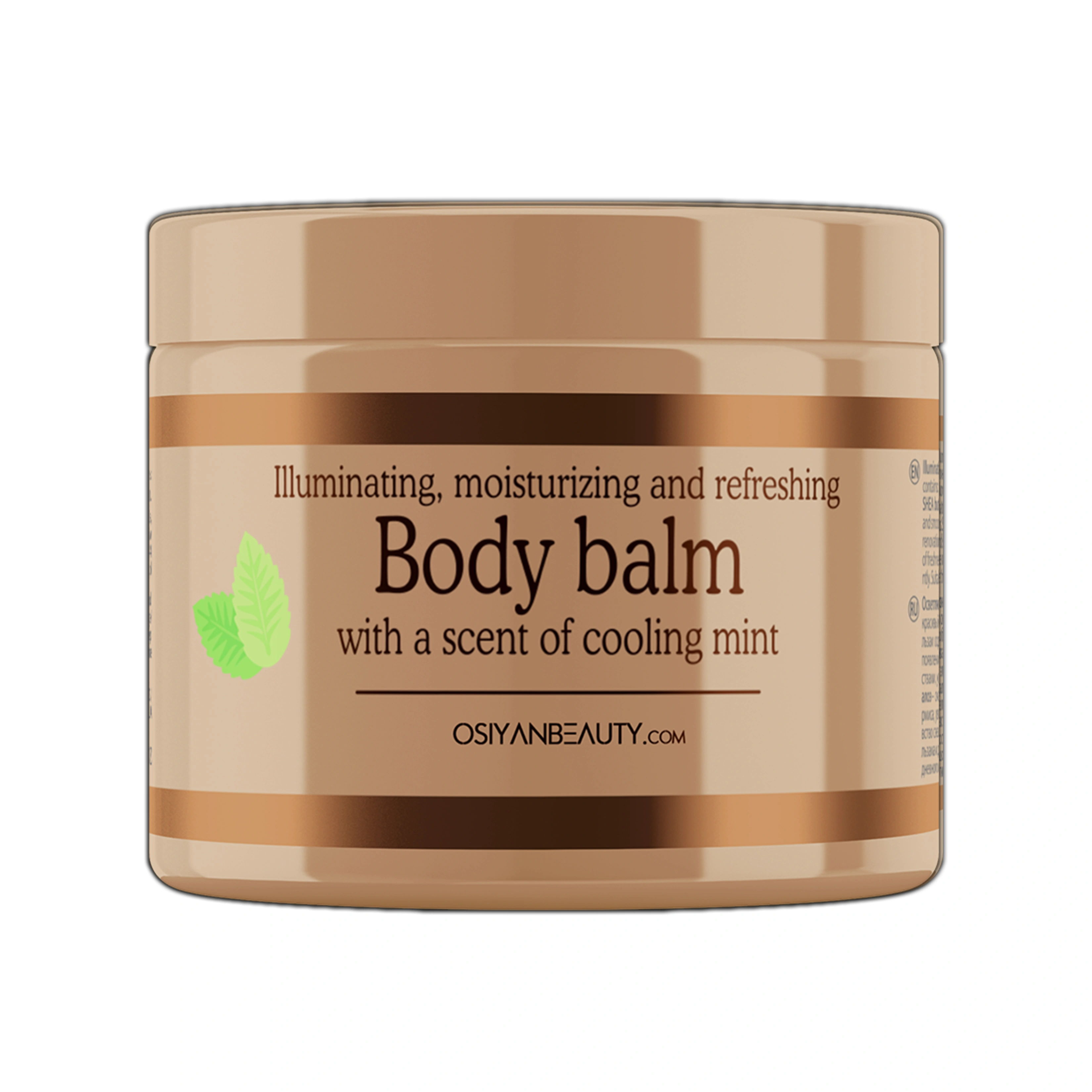 Moisturizing Body Balm with a scent of cooling mint (Made in Europe)-OBSIMBB7759