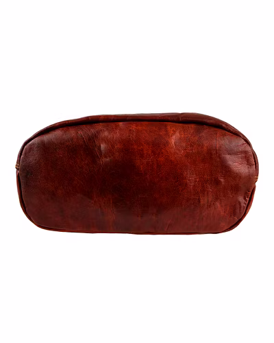 Leather tote Bucket Bag-4