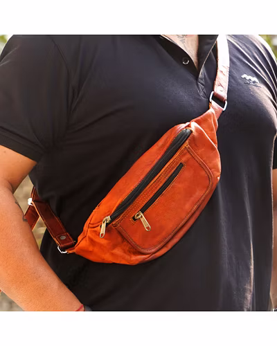 Leather Bum Bag-1