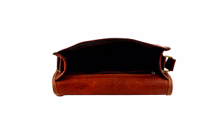 Leather 12" Back[ack 3 Pockets