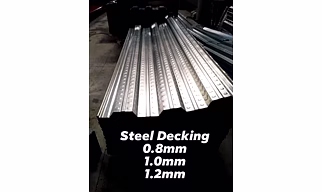 STEEL DECKING .80MM