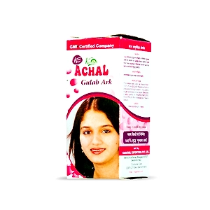 100% Rose Water Achal Gulab Ark Facial Skin- Eye Cleanser Mist Indian 100ml