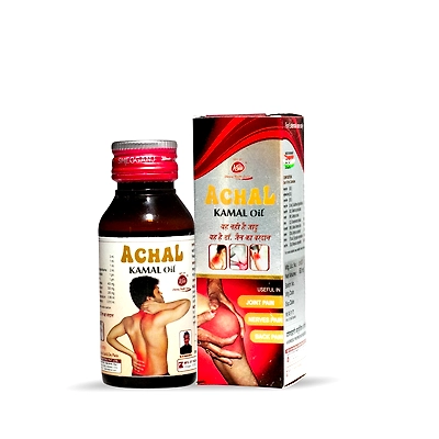 Kaachal ACHAL KAMAL NATURAL MASSAGE OIL FOR JOINT/BACK& MUSCLE PAIN 100 ML