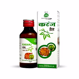 kaachal karanj oil natural seed 100% pure ayurvedic carrier essential skin cold pressed 100 ml