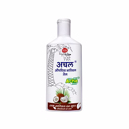 kaachal coconut oil cold pressed with herbs extract achal organic for hair growth & skin 100ml