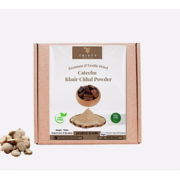 trixty catechu khair chhal kattha powder pure organic indian free shipping 100gm
