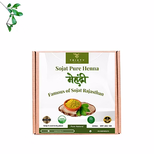 Trixty Sojat Henna Mehendi Powder 100 Organic Lawsonia Inermis 100gm