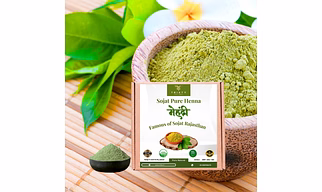 Trixty Sojat Henna Mehendi Powder 100 Organic Lawsonia Inermis 100gm