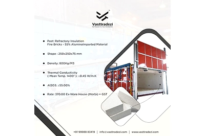 Ceramic Refractory Insulation - Fire Bricks ( Alumina 55%)