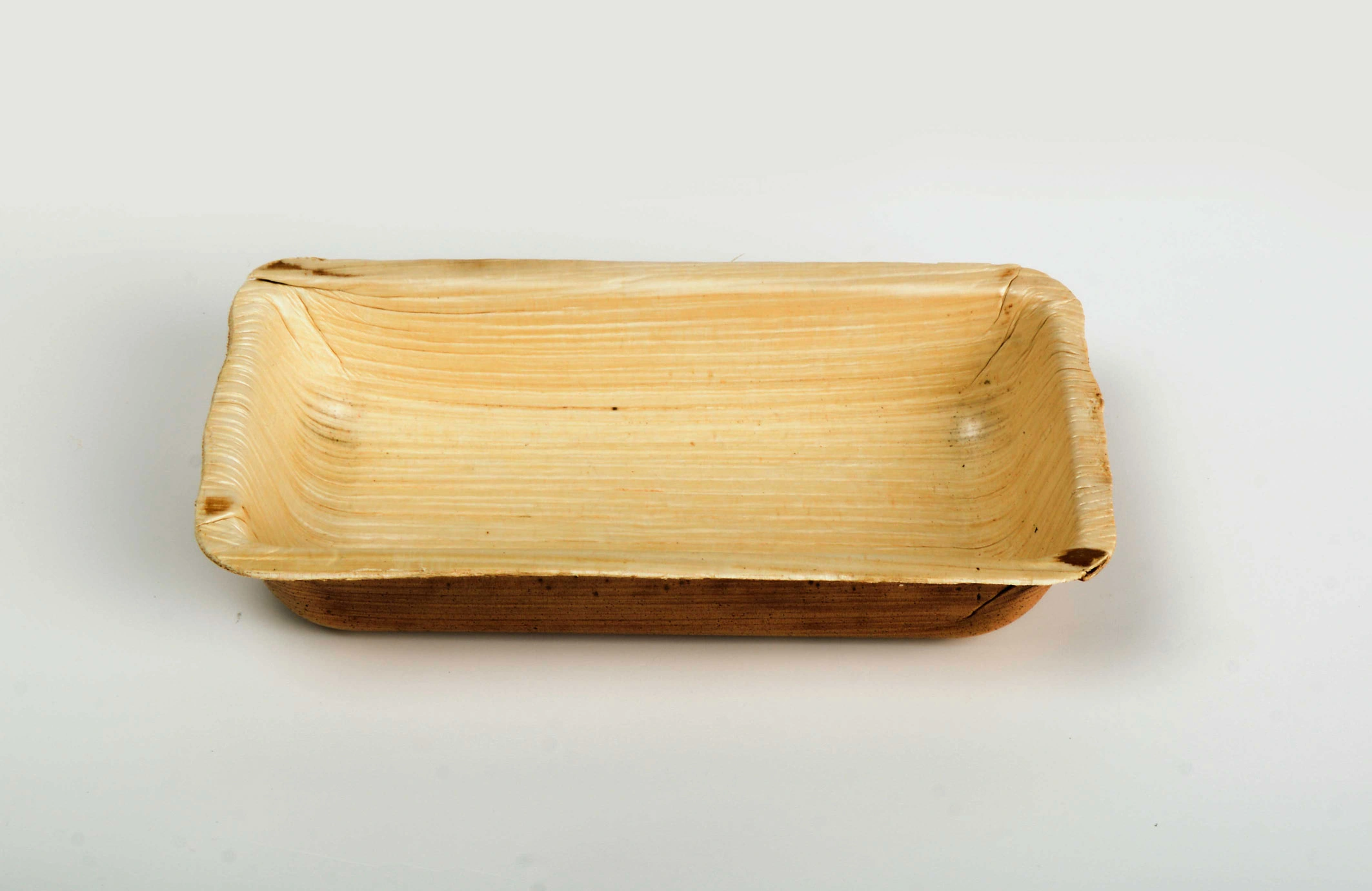 5.5 inch rectangle deep bowl areca palm leaf used in hotels and kitchen-12250744