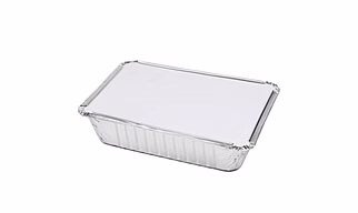 750 ML Aluminium Foil Food Packing Container Healthy Disposable Non Sticky